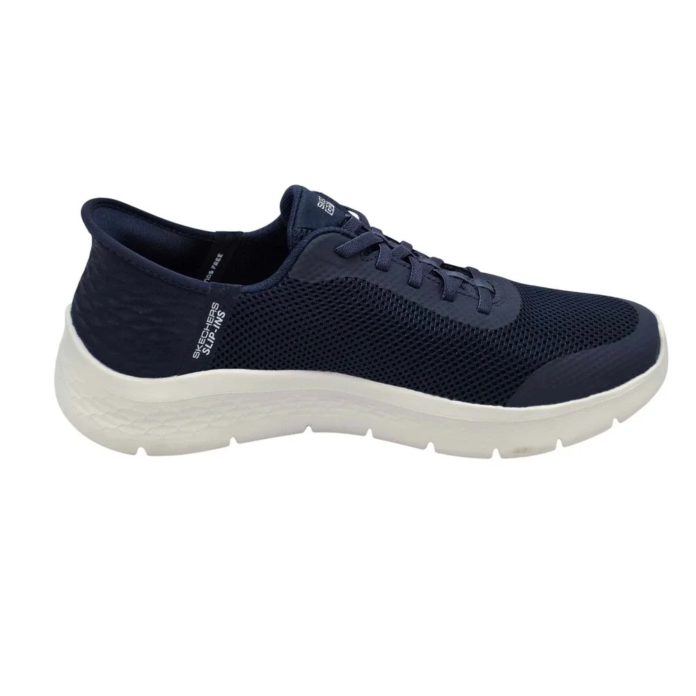 Skechers GOWALK Flex Slip-Ins Grand Entry Sneakers Womens Size 11 Navy White NEW